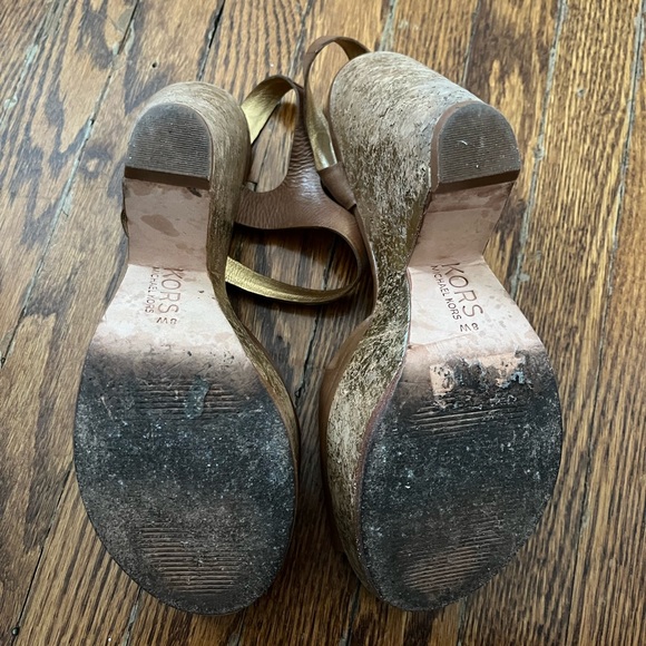 Michael Kors leather sandals (platforms) - Picture 5 of 6